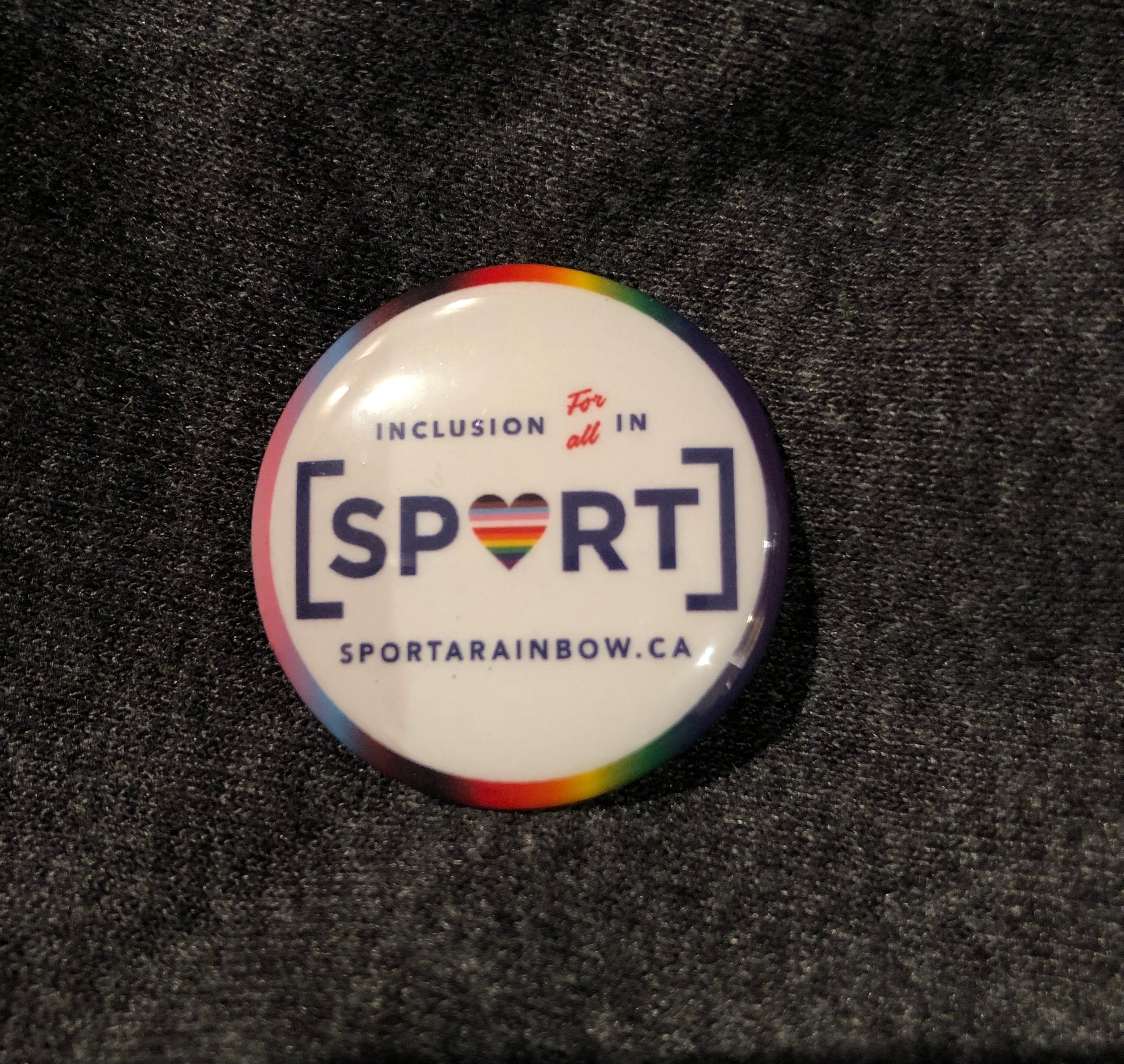 Sport A Rainbow Button